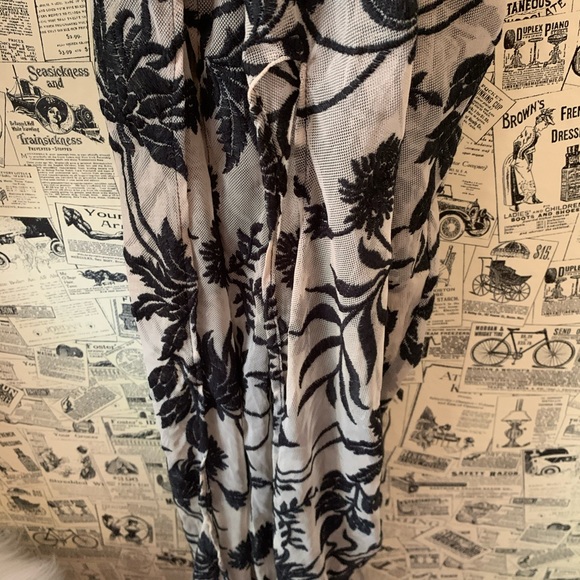 Somedays Lovin' Dusk Black Nude Embroidered Dress - Picture 8 of 14